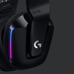 Logitech G G733 LIGHTSPEED Wireless RGB Gaming Headset – Immersive Wireless Audio & Stylish Black Design